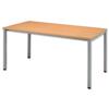 Sonix Table Rectangular 25mm Top W1600xD800xH720mm Beech Ref 24 - 24