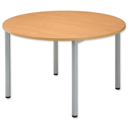 Sonix Table Circular 25mm Top W720xDia1200mm Beech Ref 24