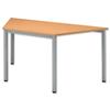 Sonix Table Trapezoidal 25mm Top W1600xD800xH720mm Beech Ref 19 - 19