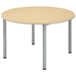 Sonix Table Circular 25mm Top Dia1200xH720mm Maple