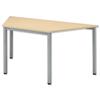 Sonix Table Trapezoidal 25mm Top W1600xD800xH720mm Maple Ref 19 - 19