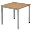 Sonix Table Square 25mm Top W800xD800xH720mm Oak Ref 23 - 23