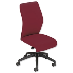 Sonix Poise Synchronous Medium Back Posture Seat W480xD440xH410-520mm Burgundy