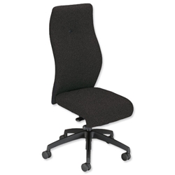 Sonix Poise Synchronous Seat Slide High Back Posture Seat W480xD440-490xH410-520mm Onyx Black