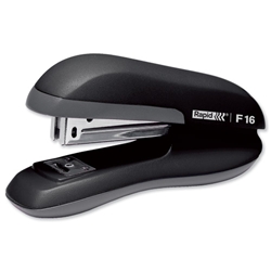Rapid Fashion F16 Half Strip Stapler 72mm Stapling Depth Black Ref 23810501