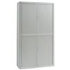 Fast Paper easyOffice Tambour Cupboard Side-opening W1100xD415xH2043mm Grey Ref EOL11RD