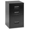 Combi Filing Unit Cabinet Lockable 3 Drawers A4 Black