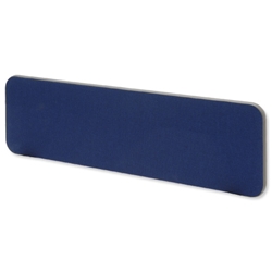 Trexus Basics Desktop Screen W1600xH300mm Blue