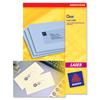 Avery Addressing Laser Labels 20 Per Sheet Clear - L7552-25
