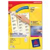 Avery Clear Addressing Labels Laser 21 per Sheet 63.5x38.1 L7560-25