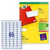 Avery Mini Labels Laser 65 per Sheet 38.1x21.2mm White Ref L7651-100 [6500 Labels]