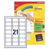 Avery Laser Address Labels 21/Sheet White Ref L7160-500 [10500 Labels]
