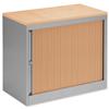 Bisley Eurotambour Desk-high Side-opening Silver Frame and - SP437918