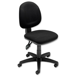 Trexus Plus Operators Office Chair Permanent Contact Medium Back H400mm Seat W460xD450xH460-590mm Black