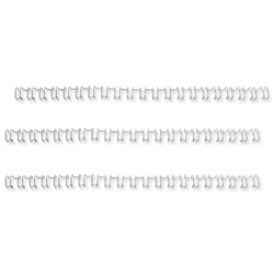 GBC Binding Wire Elements 21 Loop 85 Sheets 10mm for A4 Silver Ref IB160837 [Pack 100]