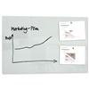 Sigel Artverum High Quality Tempered Glass Magnetic Board With Fixings 1000x650mm White Ref GL141