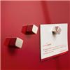 Sigel SuperDym Artverum Cube Magnets Silver [Pack 4] - GL190