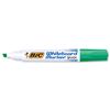 Bic Velleda 1751 Whiteboard Marker Chisel Tip Line Width 3.7-5.5mm Green Ref 1199175102 [Pack 12]