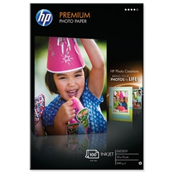 Hewlett Packard (HP) Premium Photo Paper Glossy 240gsm 100x150mm Ref Q8032A [100 Sheets]