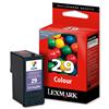 Lexmark No. 29 Inkjet Cartridge Page Life 150pp Colour - 18C1429E