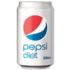 Diet Pepsi Soft Drink Can 330ml [Pack 24] - A01094