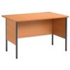 Trexus Basics Desk Rectangular with Graphite Legs 1200mm - 461382