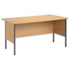 Trexus Basics Desk Rectangular with Graphite Legs 1500mm - 461552