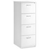 Sonix Filing Cabinet Four Drawer Foolscap W468xD600xH1415mm White
