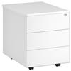 Sonix 2 Mobile Filing Pedestal Low 3-Drawer W440xD600xH600mm White
