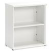 Sonix Bookcase Desk High with Adjustable Shelf and Floor-leveller Feet W600xD330xH720mm White