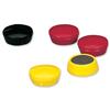 5 Star Round Plastic Covered Magnets 25mm Assorted [Pack 10]