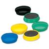 5 Star Round Plastic Covered Magnets 30mm Assorted
