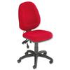 Trexus Plus High Back Asynchronous Posture Chair Seat W460xD450xH460-590mm Backrest Height: 510mm Red
