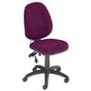 Trexus Plus High Back Asynchronous Posture Chair Seat W460xD450xH460-590mm Backrest H510mm Purple