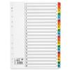 5 Star Index 150gsm Card with Coloured Mylar Tabs 1-20 A4 - 464319
