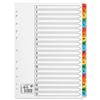 5 Star Dividers A-Z Multicolour Reinforced 20 Part A4 464335