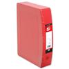 5 Star Box File Polypropylene with Twin Clip Lock Foolscap Red