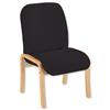 Trexus Plus Reception Side Chair Wood Upholstered Seat