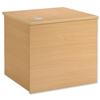 Sonix Modular Reception Corner Desk Rectangular W800xD800xH740mm Oak
