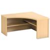 Sonix Modular Reception Corner Desk Riser / Top Box W800xD300xH370mm Maple