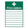 Stewart Superior Sign First Aiders W355xH255mm Vinyl - KS007SAV