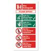 Stewart Superior Sign AFFF Foam Fire Extinguisher Vinyl - FF094SAV