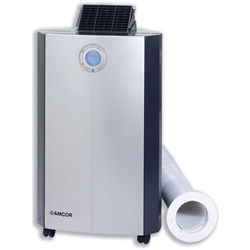 Amcor Air Conditioner Mobile 9000 Btu per hour 24hr Timer 3 Speed Fan W377xH750xD400mm Ref PLM12 KE-410 - Item image