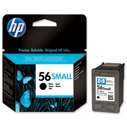 Hewlett Packard (HP) No. 56 Inkjet Cartridge Low Yield Black Ref C6656GE