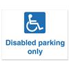 Stewart Superior Outdoor Disabled Parking Only Sign Foamboard - KS010