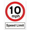 Stewart Superior Speed Limit Sign 10MPH for Outdoor Use - KS012