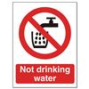 Stewart Superior Catering Sign Not Suitable for Drinking - P093PP