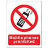 Stewart Superior Mobile Phones Prohibited 150x200mm Self - P087PP