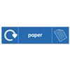Stewart Superior Recycling Bin Sticker Paper 900x50mm Self - BS001