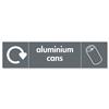 Stewart Superior Recycling Bin Sticker Aluminium Cans - BS003
